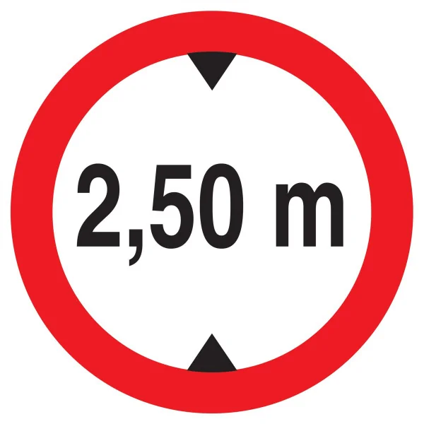 Panneau INTERD.VEHIC.DE +2.50M DE HAUT Taliaplast 623276 | 623276 Panneau INTERD.VEHIC.DE +2.50M DE HAUT Taliaplast 623276 | 623276