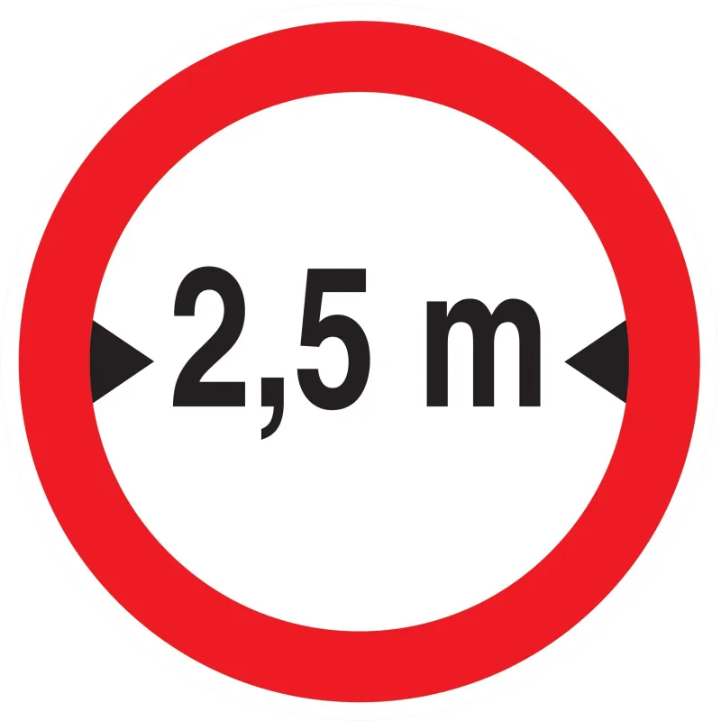 Panneau INTERD.VEHICULE +2.5M DE LARGE Taliaplast 624279 | 624279 Panneau INTERD.VEHICULE +2.5M DE LARGE Taliaplast 624279 | 624279