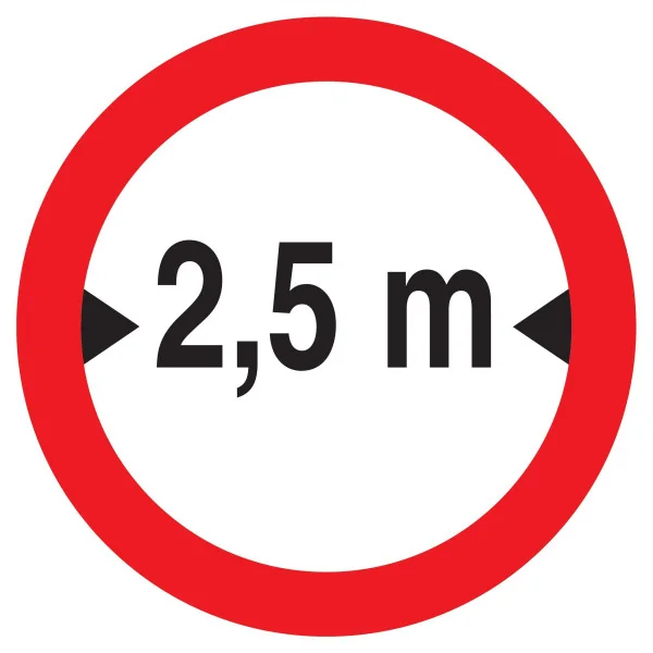 Panneau INTERD.VEHICULE +2.5M DE LARGE Taliaplast 623279 | 623279 Panneau INTERD.VEHICULE +2.5M DE LARGE Taliaplast 623279 | 623279