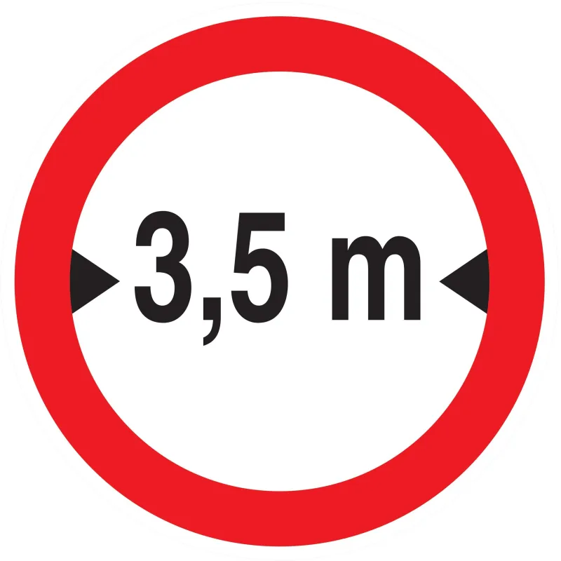 Panneau INTERD.VEHICULE +3.5M DE LARGE Taliaplast 624281 | 624281 Panneau INTERD.VEHICULE +3.5M DE LARGE Taliaplast 624281 | 624281