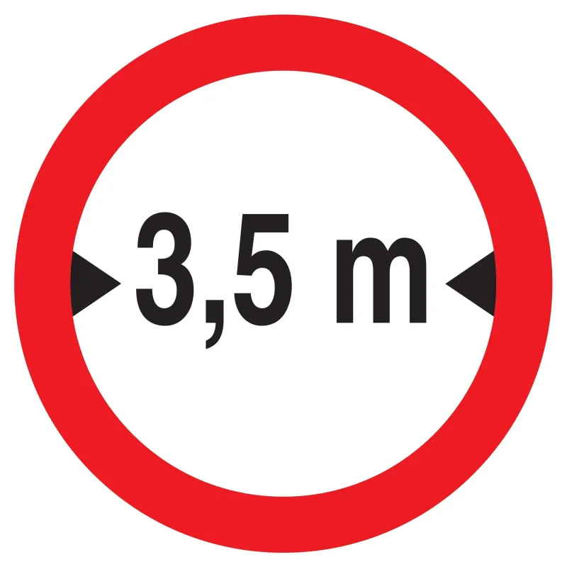 Panneau INTERD.VEHICULE +3.5M DE LARGE Taliaplast 623281 | 623281 Panneau INTERD.VEHICULE +3.5M DE LARGE Taliaplast 623281 | 623281