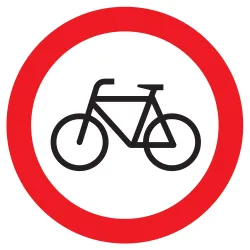 Panneau INTERDIT AUX VELOS NORMASIGN D Taliaplast 624298 | 624298