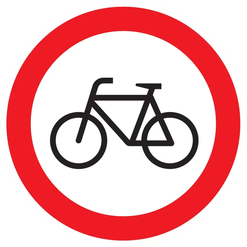 Panneau INTERDIT AUX VELOS NORMASIGN D Taliaplast 624298 | 624298