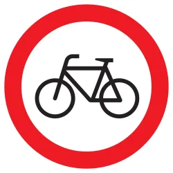Panneau INTERDIT AUX VELOS NORMASIGN D Taliaplast 622298 | 622298