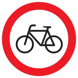 Panneau INTERDIT AUX VELOS NORMASIGN D Taliaplast 623298 | 623298
