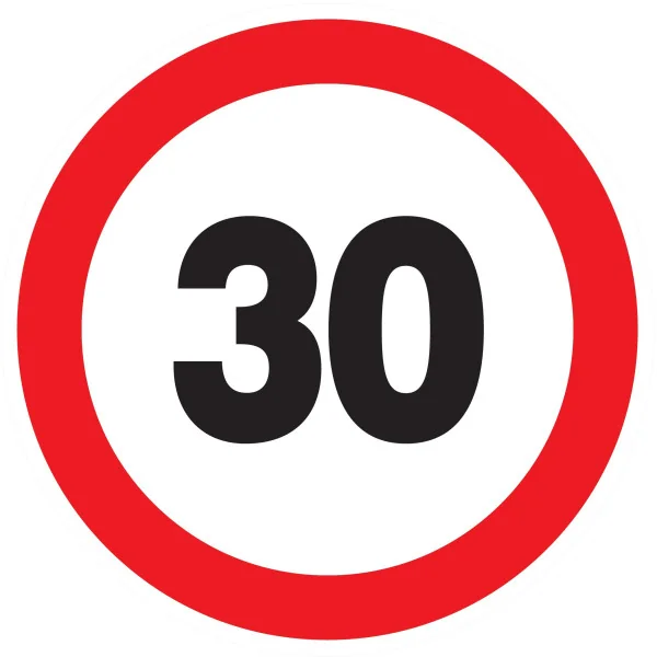 Panneau INTERDIT DE ROULER A +30 KM/H Taliaplast 624262 | 624262 Panneau INTERDIT DE ROULER A +30 KM/H Taliaplast 624262 | 624262