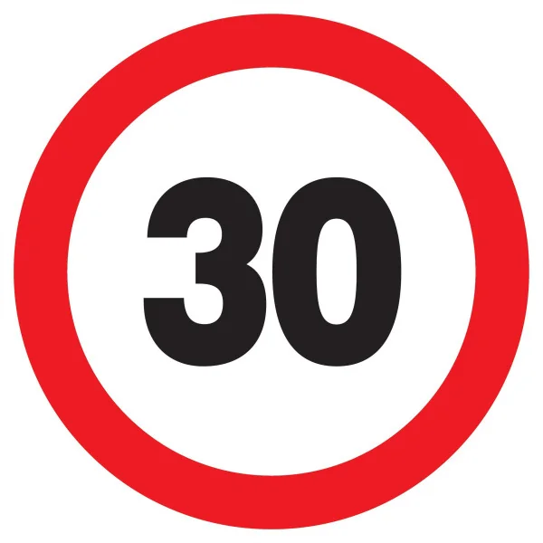 Panneau INTERDIT DE ROULER A +30 KM/H Taliaplast 622262 | 622262 Panneau INTERDIT DE ROULER A +30 KM/H Taliaplast 622262 | 622262