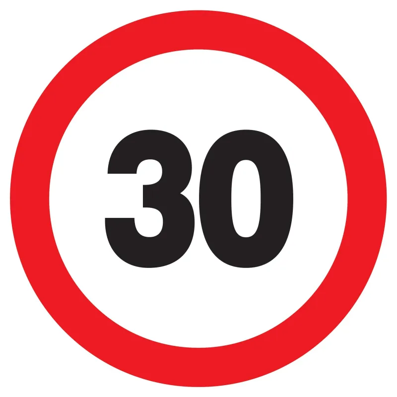 Panneau INTERDIT DE ROULER A +30 KM/H Taliaplast 623262 | 623262 Panneau INTERDIT DE ROULER A +30 KM/H Taliaplast 623262 | 623262