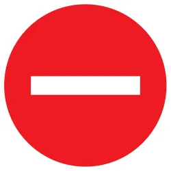 Panneau SENS INTERDIT NORMASIGN D.300 Taliaplast 622210 | 622210