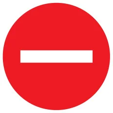 Panneau SENS INTERDIT NORMASIGN D.300 Taliaplast 622210 | 622210