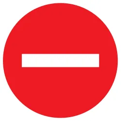 Panneau SENS INTERDIT NORMASIGN D.420 Taliaplast 623207 | 623207