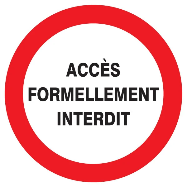 Panneau ACCES FORMELLEMENT INTERDIT NO Taliaplast 623213 | 623213 Panneau ACCES FORMELLEMENT INTERDIT NO Taliaplast 623213 | 623213