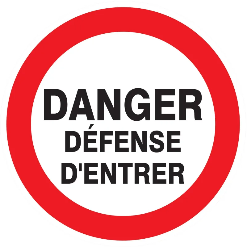 Panneau DANGER DEFENSE D'ENTRER NORMAS Taliaplast 624217 | 624217 Panneau DANGER DEFENSE D'ENTRER NORMAS Taliaplast 624217 | 624217