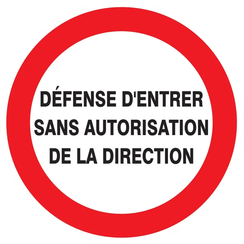 Panneau DEFENSE D'ENTRER SANS AUTORIS. Taliaplast 624227 | 624227 Panneau DEFENSE D'ENTRER SANS AUTORIS. Taliaplast 624227 | 624227