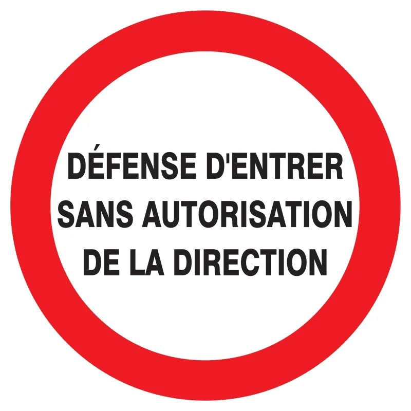 Panneau DEFENSE D'ENTRER SANS AUTORIS. Taliaplast 622223 | 622223 Panneau DEFENSE D'ENTRER SANS AUTORIS. Taliaplast 622223 | 622223