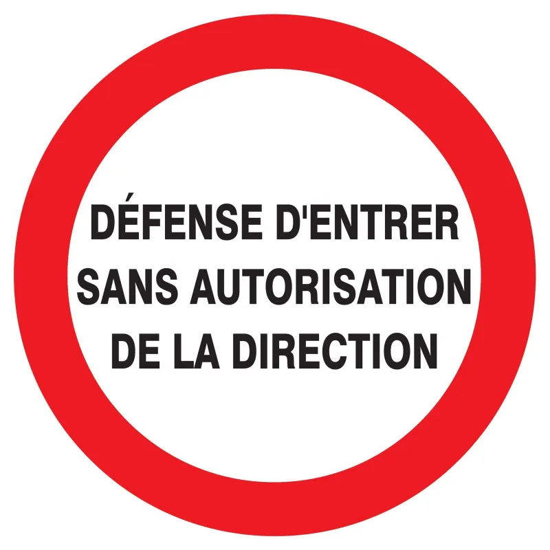 Panneau DEFENSE D'ENTRER SANS AUTORIS. Taliaplast 623224 | 623224 Panneau DEFENSE D'ENTRER SANS AUTORIS. Taliaplast 623224 | 623224