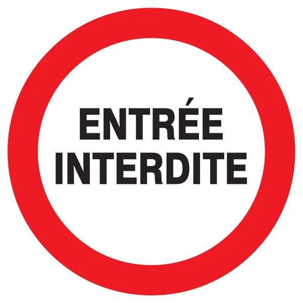 Panneau ENTREE INTERDITE NORMASIGN D.4 Taliaplast 623243 | 623243 Panneau ENTREE INTERDITE NORMASIGN D.4 Taliaplast 623243 | 623243
