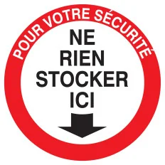 Panneau POUR VOTRE SECURITE NE RIEN ST Taliaplast 627208 | 627208