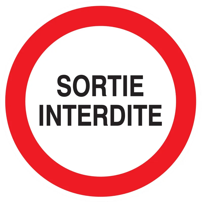 Panneau SORTIE INTERDITE NORMASIGN D.8 Taliaplast 624202 | 624202 Panneau SORTIE INTERDITE NORMASIGN D.8 Taliaplast 624202 | 624202