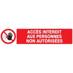 Panneau ACCES INTERDIT AUX PERSONNES N Taliaplast 625210 | 625210