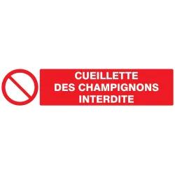 Panneau CUEILLETTE DES CHAMPIGNONS INT Taliaplast 625221 | 625221