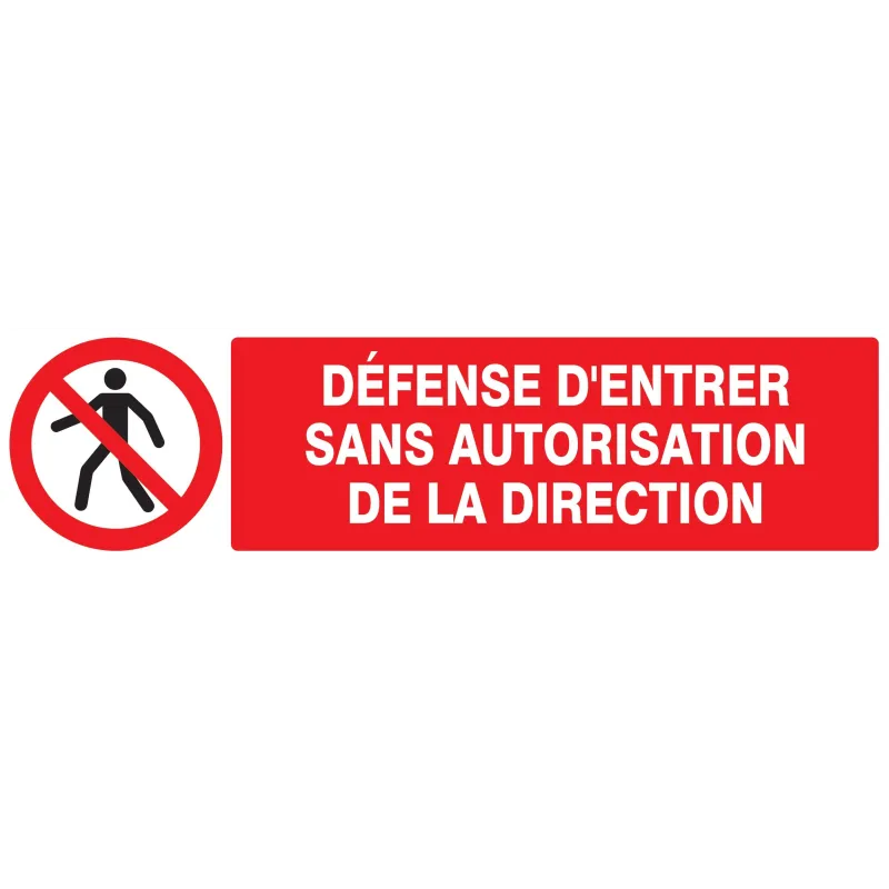 Panneau DEFENSE D'ENTRER SANS AUTORISA Taliaplast 620205 | 620205 Panneau DEFENSE D'ENTRER SANS AUTORISA Taliaplast 620205 | 620205