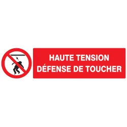 Panneau HAUTE TENSION DEFENSE TOUCHER Taliaplast 620227 | 620227