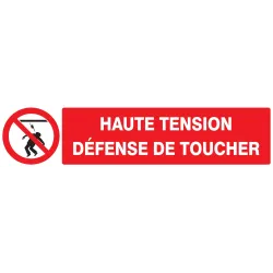 Panneau HAUTE TENSION DEFENSE TOUCHER Taliaplast 625227 | 625227