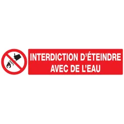 Panneau INTERDICTION D'ETEINDRE AVEC D Taliaplast 625213 | 625213
