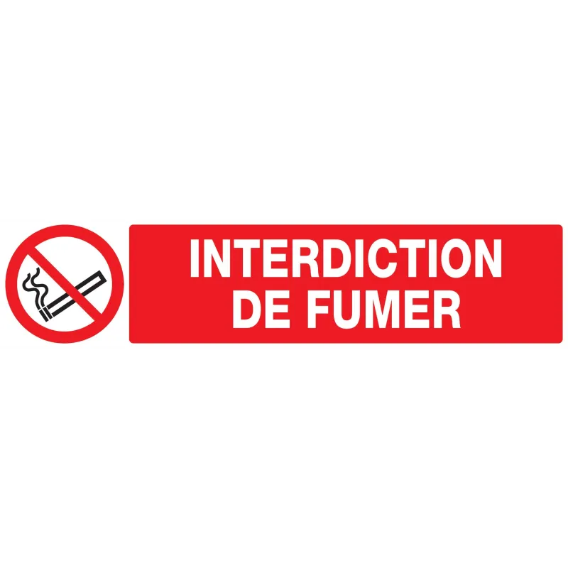 Panneau INTERDICTION DE FUMER NORMASIG Taliaplast 625236 | 625236 Panneau INTERDICTION DE FUMER NORMASIG Taliaplast 625236 | 625236