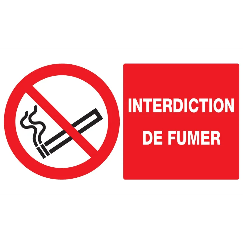 Panneau INTERDICTION DE FUMER NORMASIG Taliaplast 621236 | 621236 Panneau INTERDICTION DE FUMER NORMASIG Taliaplast 621236 | 621236