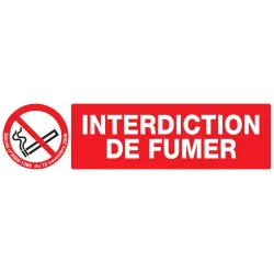 Panneau INTERDICTION DE FUMER + DECRET Taliaplast 620335 | 620335