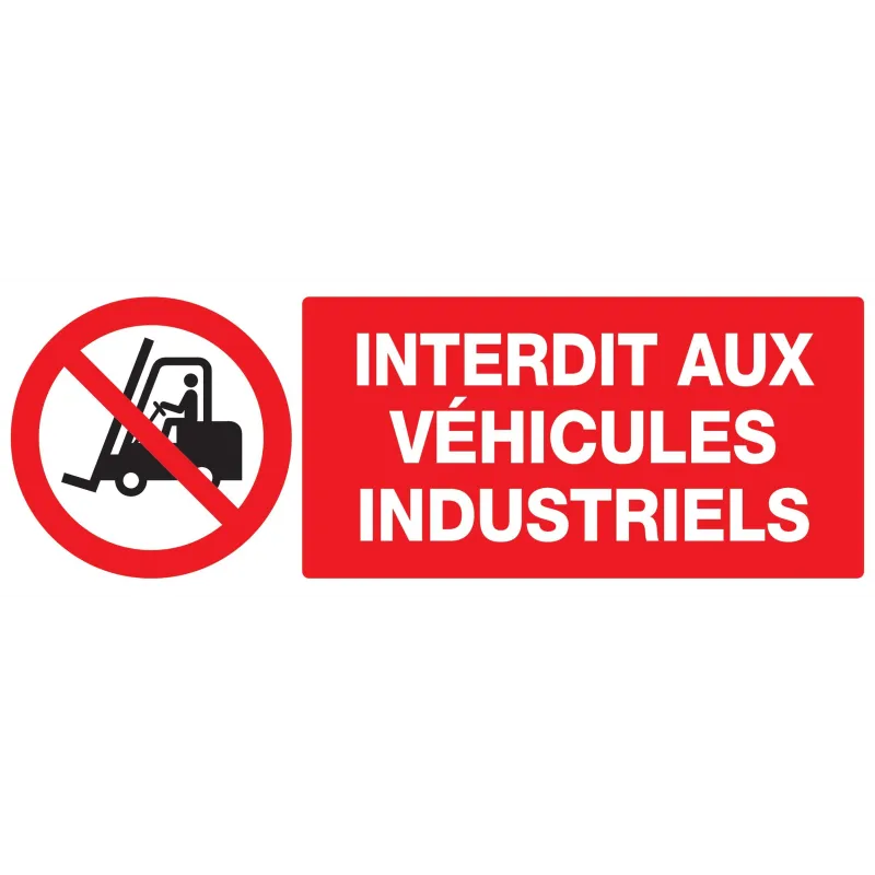 Panneau INTERDIT AUX VEHICULES INDUST. Taliaplast 626228 | 626228 Panneau INTERDIT AUX VEHICULES INDUST. Taliaplast 626228 | 626228