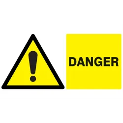 Panneau DANGER 330X200 NORMASIGN 330X2 Taliaplast 621304 | 621304