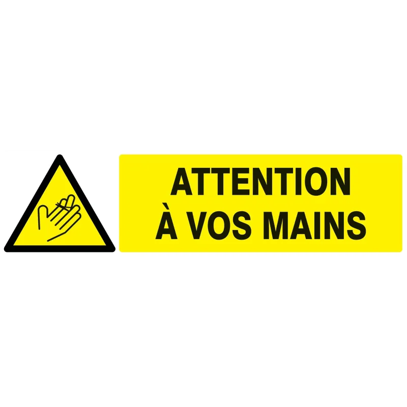 Panneau DANGER ATTENTION A VOS MAINS N Taliaplast 620311 | 620311
