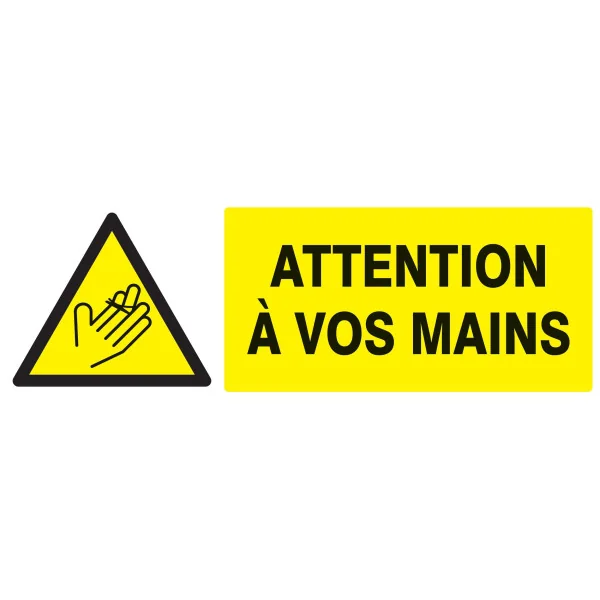 Panneau DANGER ATTENTION A VOS MAINS N Taliaplast 626311 | 626311 Panneau DANGER ATTENTION A VOS MAINS N Taliaplast 626311 | 626311