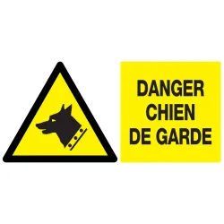 Panneau DANGER, CHIEN DE GARDE NORMASI Taliaplast 621330 | 621330