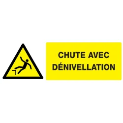 Panneau DANGER RISQUE DE CHUTE NORMASI Taliaplast 626327 | 626327