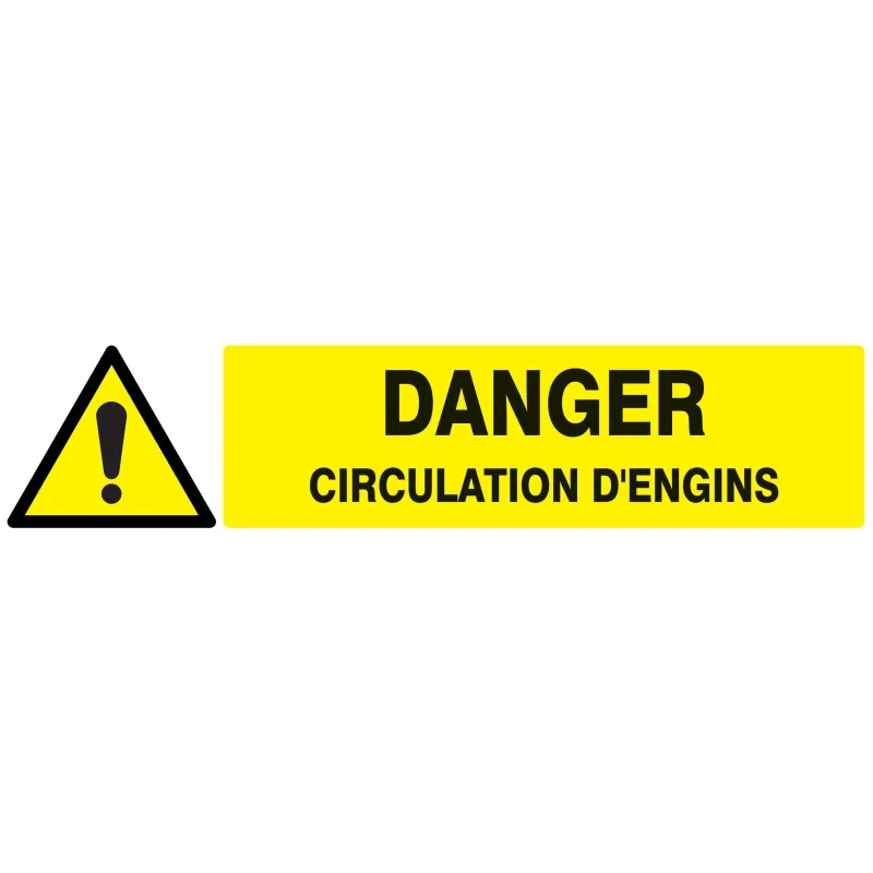 Panneau DANGER CIRCULATION D'ENGINS NO Taliaplast 625324 | 625324 Panneau DANGER CIRCULATION D'ENGINS NO Taliaplast 625324 | 625324