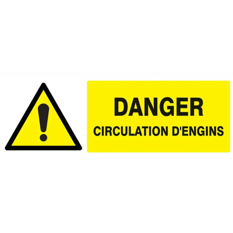 Panneau DANGER CIRCULATION D'ENGINS NO Taliaplast 626324 | 626324 Panneau DANGER CIRCULATION D'ENGINS NO Taliaplast 626324 | 626324