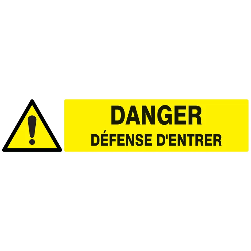 Panneau DANGER DEFENSE D'ENTRER NORMAS Taliaplast 625325 | 625325 Panneau DANGER DEFENSE D'ENTRER NORMAS Taliaplast 625325 | 625325