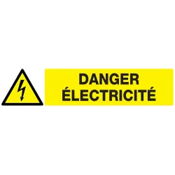 Panneau DANGER ELECTRICITE NORMAISGN 3 Taliaplast 625305 | 625305