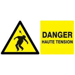 Panneau DANGER HAUTE TENSION 330x200 N Taliaplast 621302 | 621302