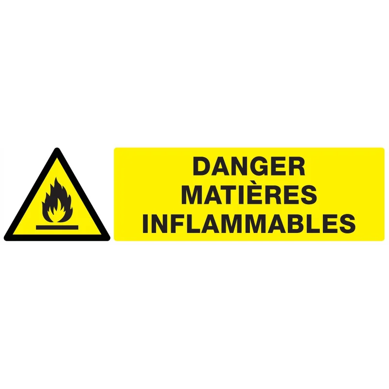 Panneau DANGER MATIERES INFLAMMABLES N Taliaplast 620303 | 620303 Panneau DANGER MATIERES INFLAMMABLES N Taliaplast 620303 | 620303