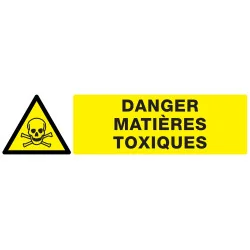 Panneau DANGER MATIERES TOXIQUES NORMA Taliaplast 620301 | 620301