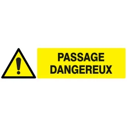 Panneau DANGER PASSAGE DANGEREUX NORMA Taliaplast 620331 | 620331