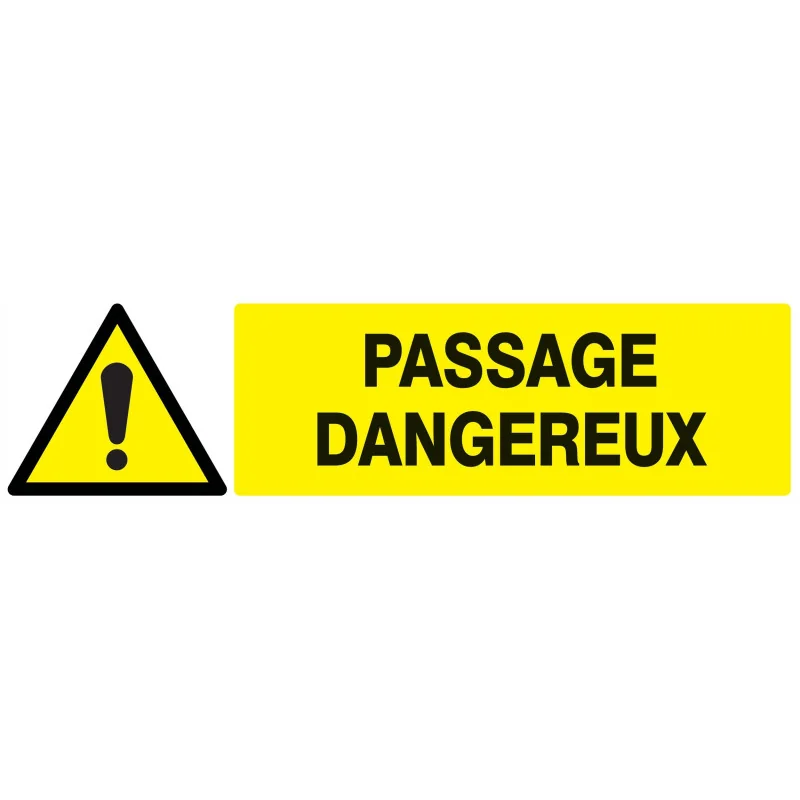 Panneau DANGER PASSAGE DANGEREUX NORMA Taliaplast 620331 | 620331 Panneau DANGER PASSAGE DANGEREUX NORMA Taliaplast 620331 | 620331