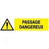 Panneau DANGER PASSAGE DANGEREUX NORMA Taliaplast 620331 | 620331
