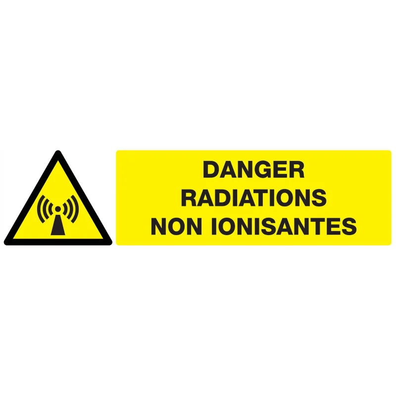 Panneau DANGER RADIAT. NON IONISANTES Taliaplast 620315 | 620315 Panneau DANGER RADIAT. NON IONISANTES Taliaplast 620315 | 620315