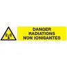 Panneau DANGER RADIAT. NON IONISANTES Taliaplast 625315 | 625315